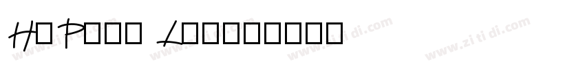 HyPost Ligńt字体转换